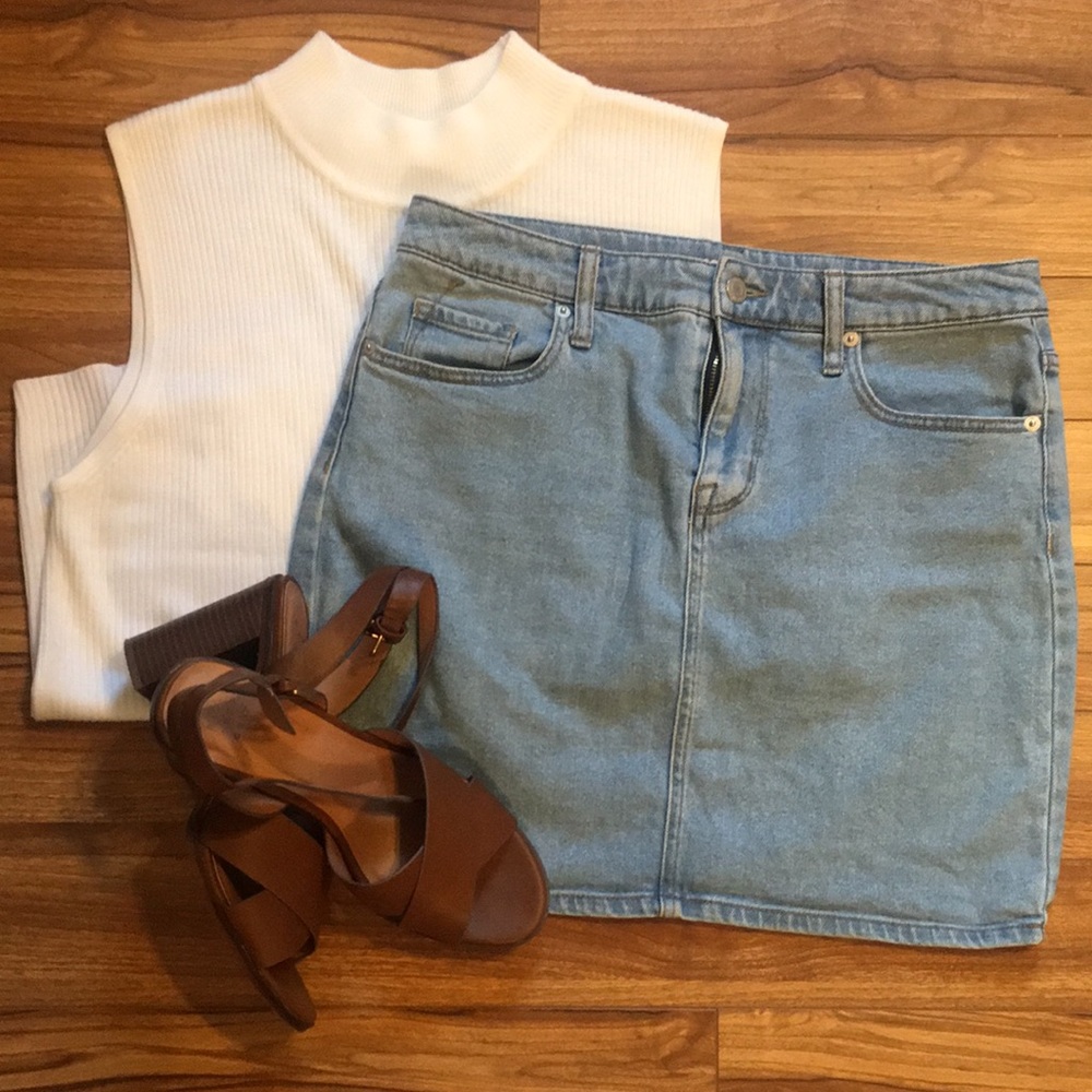 Denim skirt